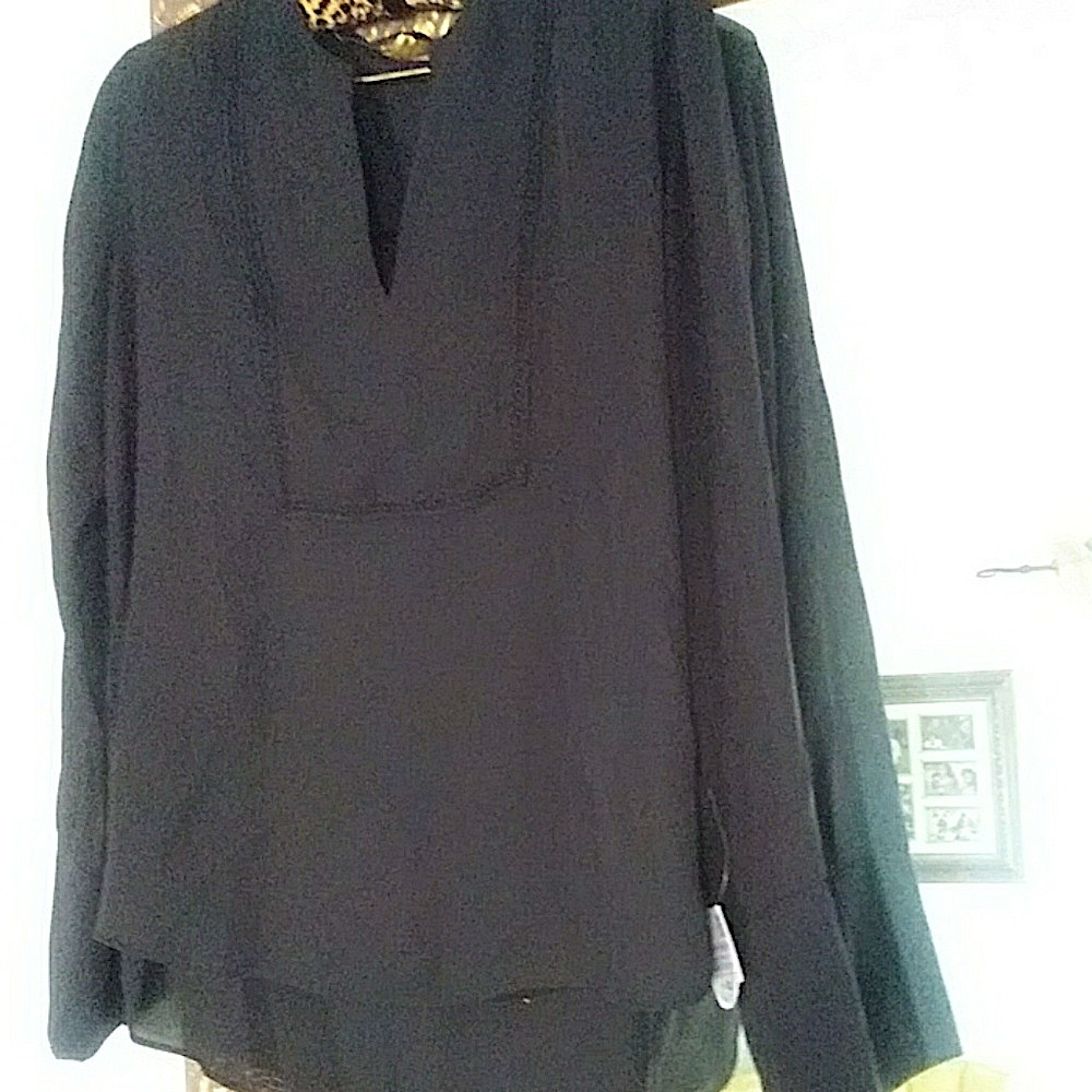 Zara top shirt chiffon blouse